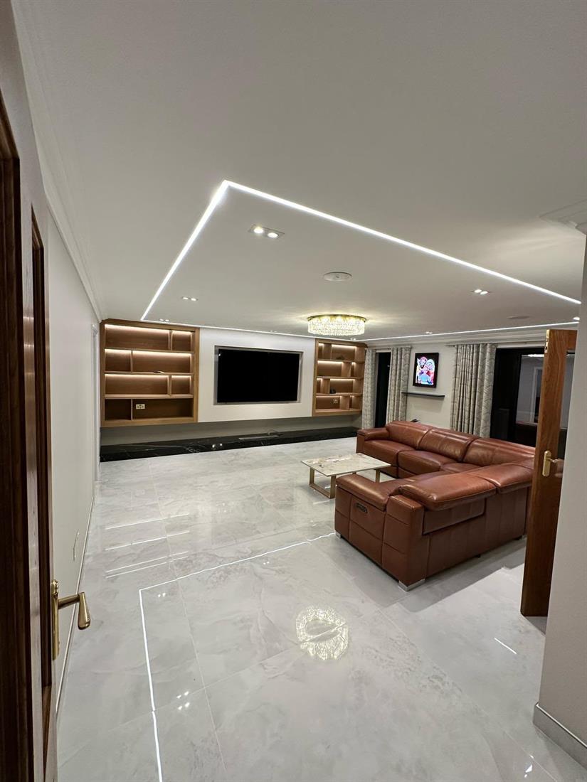 Living Room and Media Wall